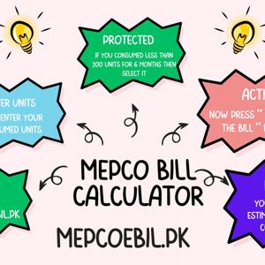 MEPCO Bill Calculator