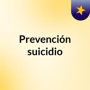 Prevención suicidio