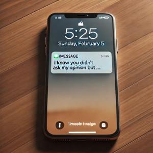 I know you didn't ask my opinion but...