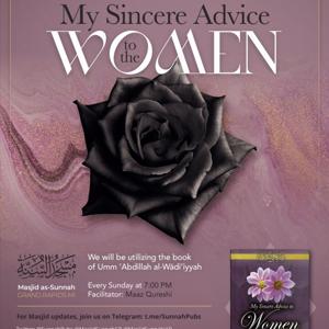 My Sincere Advice to the Women