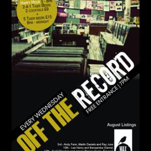 Off The Record - Interview Sessions