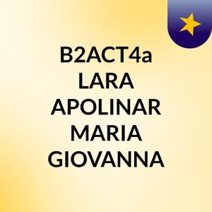 B2ACT4a LARA APOLINAR MARIA GIOVANNA