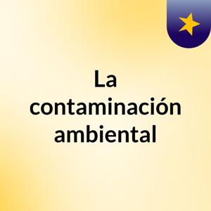 La contaminación ambiental