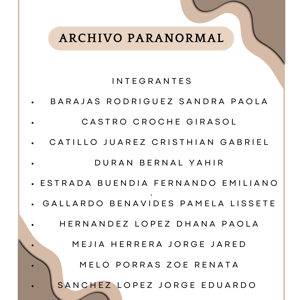 Archivo Paranormal