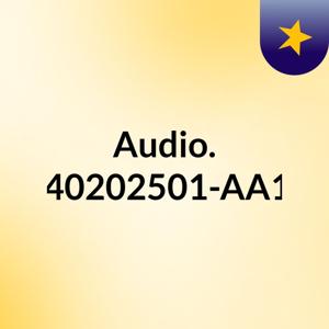 Audio. GA3-240202501-AA1-EV02