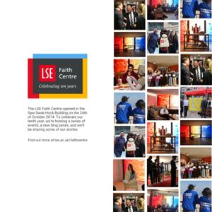 Celebrating ten years of the LSE Faith Centre