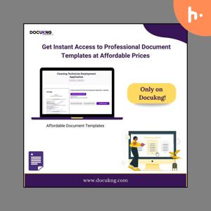 Get Instant Access to Professional Document Templates at Affordable Prices - Only on Docukng!