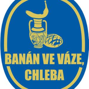banán ve váze, chleba