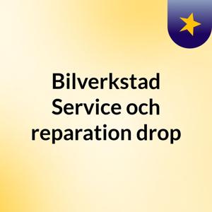 Bilverkstad Service och reparation drop