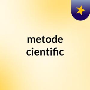 metode cientific
