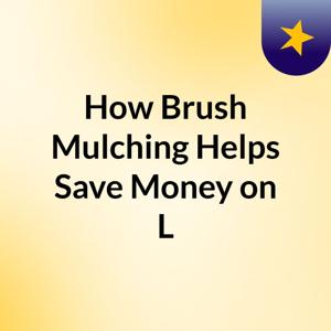 How Brush Mulching Helps Save Money on L