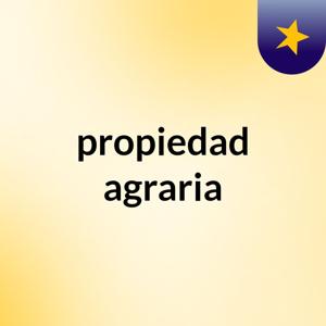 propiedad agraria