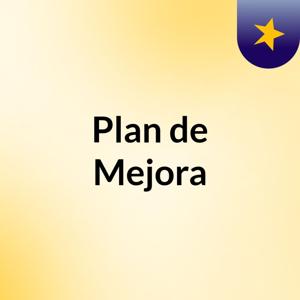 Plan de Mejora