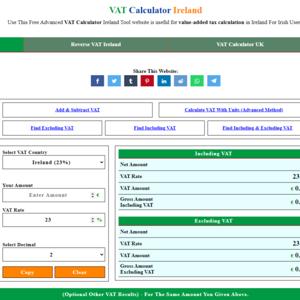 VAT Calculator Ireland