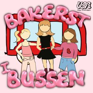 Bakerst i bussen