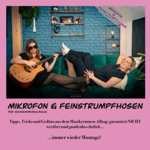 Mikrofon und Feinstrumpfhosen