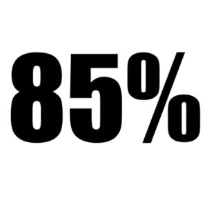 85%