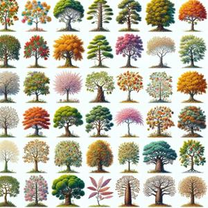 100 Types of Trees by Soundville Holdings, LLC