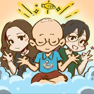 光頭與兩個妹子