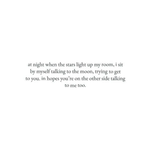 Talking To The Moon