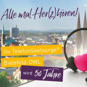 Alle mal Her(z)hören - 50 Jahre TelefonSeelsorge Bielefeld-OWL