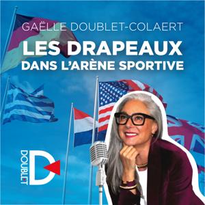 Les drapeaux dans l'arène sportive