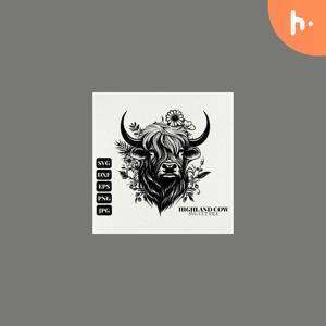 Highland Cow SVG