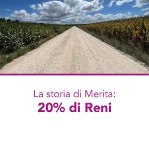 La storia di Merita: 20% di reni