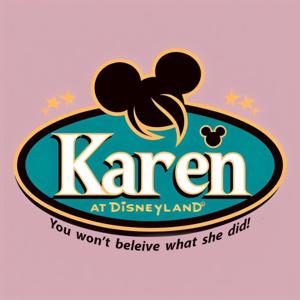 Karen at Disneyland