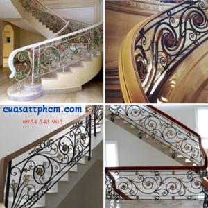 Cầu thang sắt mỹ thuật