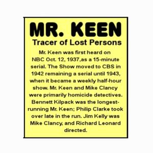Mr. Keen, Tracer of Lost Persons