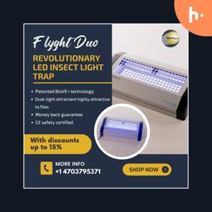 FLYght Duo LED Flying Insect Light Trap