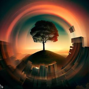 Bland träd och betong