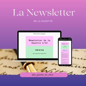 La Newsletter de la Gazette