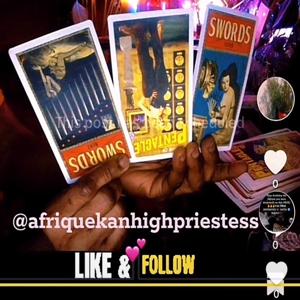 Afriquekan High Priestess Tarot