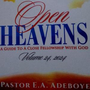 Open heavens devotional voiceover 14 March 2024