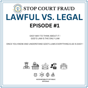 Lawful Vs. Legal