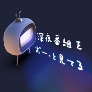 深夜番組をボ〜っと見てる