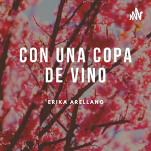 Con una copa de vino
