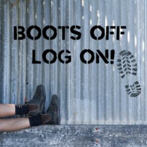Boots Off Log On