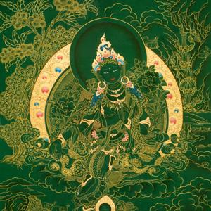 Green Tara with Dhammadinna