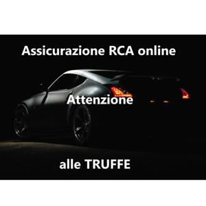 Assicurazione RCA temporanea - Occhio ai siti FASULLI