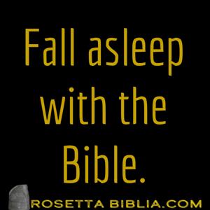 Fall asleep with the Bible