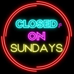 Closed on Sundays