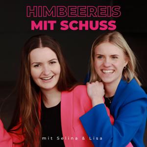 Himbeereis mit Schuss