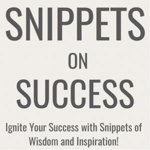 Snippets on Success