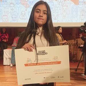 Relato de Evelin Martinez, ganadora
