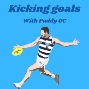 Kicking goals with Paddy OC