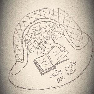 Chùm chăn đọc sách
