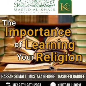 Importance of Learning Your Religion